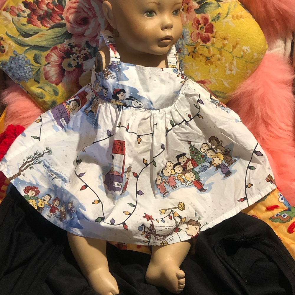 PEANUTS X REYN SPOONER VINTAGE BABY DRESS 6-12 MONTHS